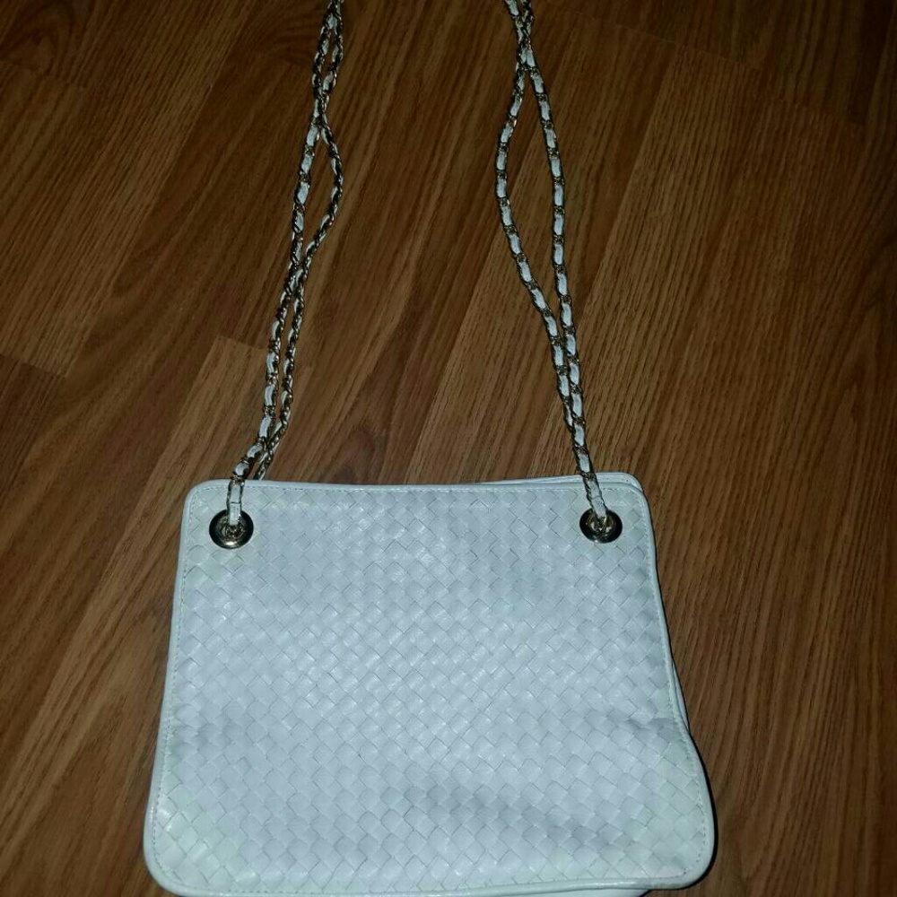 Cute white purse